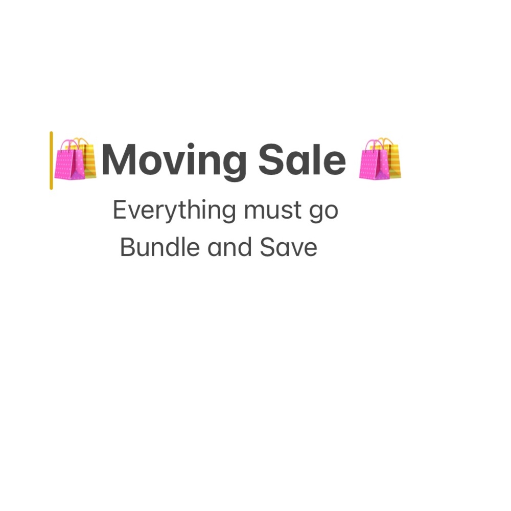 MOVING SALE